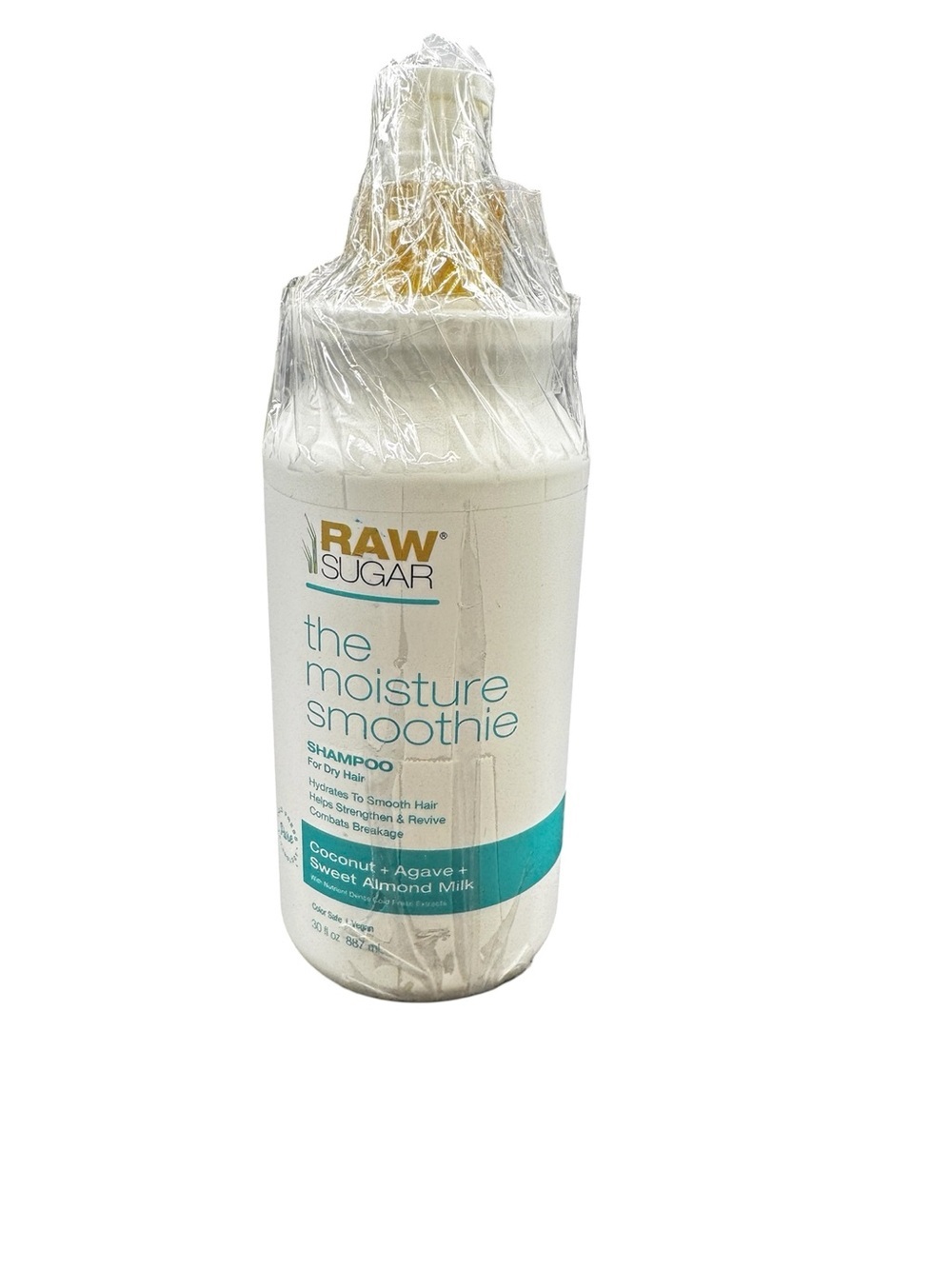 NWT RAW Sugar The Moisture Smoothie Shampoo - Coconut + Agave HUGE 30oz